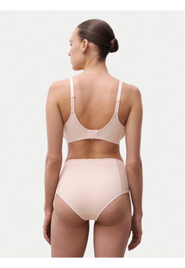 Chantelle Figi klasyczne z wysokim stanem Norah Chic C16M80 Różowy. Stan: podwyższony. Kolor: różowy. Materiał: syntetyk