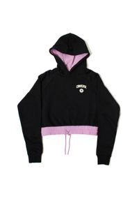 Kurtka Converse Model Chuck Hoodie Kolor Czarny. Kolor: czarny. Materiał: tkanina