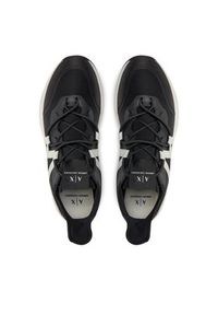 Armani Exchange Sneakersy XUX187 XV774 00002 Czarny. Kolor: czarny. Materiał: materiał #5