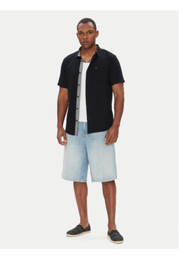 Quiksilver Koszula Time Box EQYWT04622 Czarny Regular Fit. Kolor: czarny. Materiał: bawełna