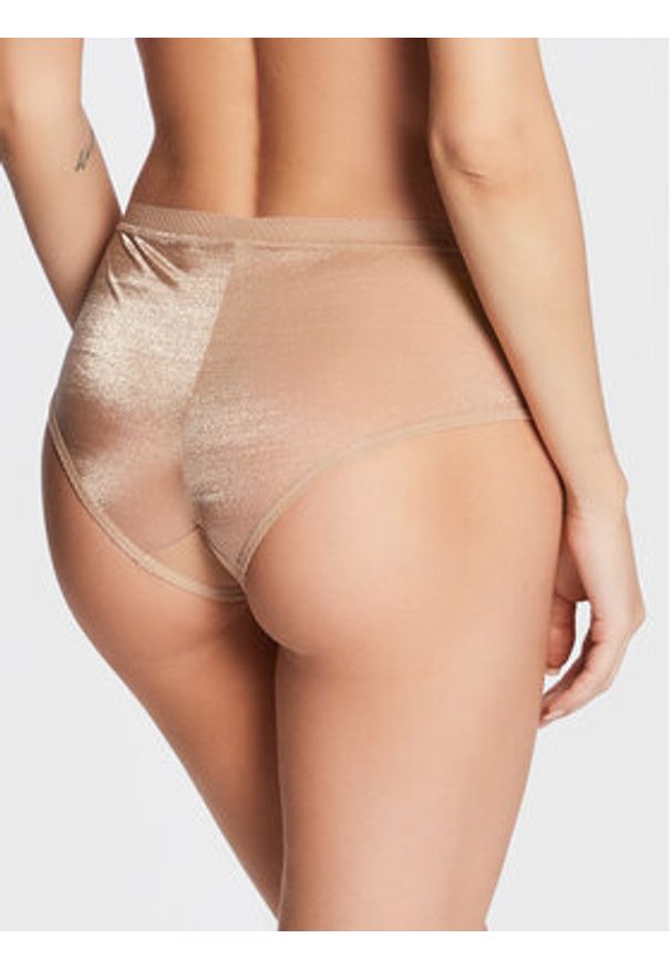 Gossard Bokserki Glossies 6274 Beżowy. Kolor: beżowy. Materiał: syntetyk