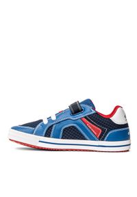 Geox - Sneakersy dziecięce niebieskie GEOX J Alonisso Boy Mario Kart. Kolor: niebieski. Materiał: materiał. Sport: bieganie #5