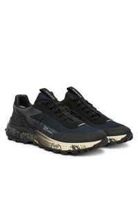 Premiata Sneakersy Devin Var 435 Granatowy. Kolor: niebieski. Materiał: materiał #4
