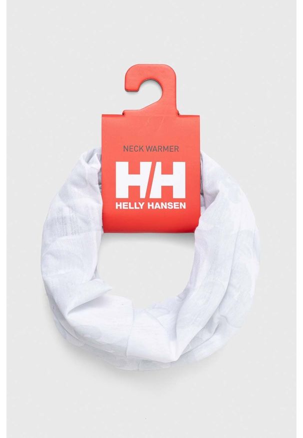 Helly Hansen komin kolor biały wzorzysty. Kolor: biały. Materiał: materiał