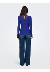 only - ONLY Bluzka Luxi 15310698 Niebieski Regular Fit. Kolor: niebieski. Materiał: syntetyk, wiskoza