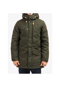 Fjällräven - Kurtka ocieplana męska Fjallraven Singi Wool Padded Parka. Kolor: zielony. Sport: turystyka piesza #1