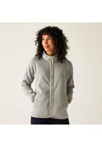 Regatta - Polar damski rozsuwany Mellrey. Kolor: szary. Materiał: polar. Sport: turystyka piesza #1