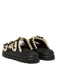 Mou Klapki MU.SW661001N Czarny. Kolor: czarny. Materiał: syntetyk #3