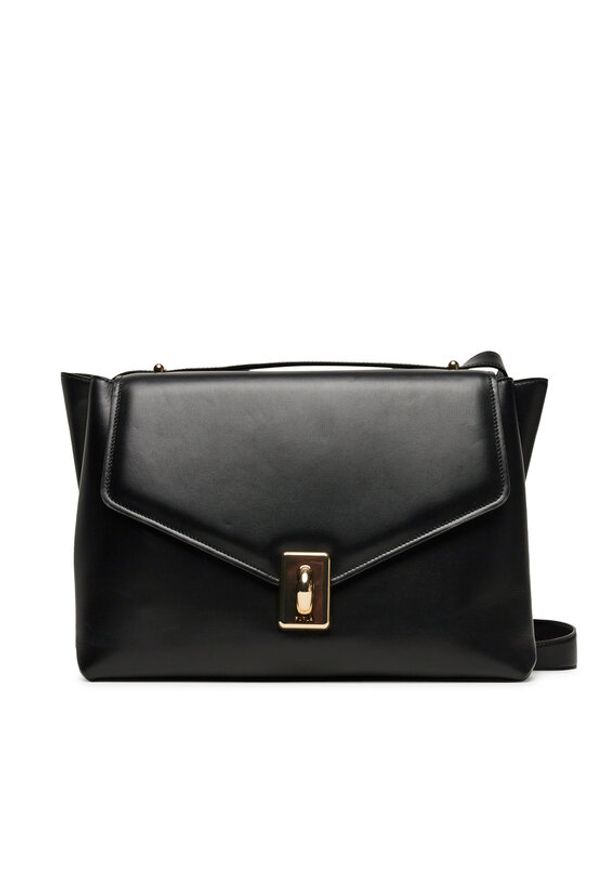 Furla Torebka Meridiana WB01516 BX3227 O6000 Czarny. Kolor: czarny. Materiał: skórzane