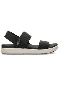 keen - Buty trekkingowe damskie Keen Elle Backstrap. Zapięcie: bez zapięcia. Kolor: czarny, szary, wielokolorowy. Materiał: syntetyk, materiał. Szerokość cholewki: normalna. Sport: turystyka piesza