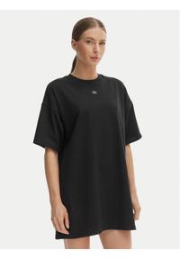 Calvin Klein Jeans Sukienka codzienna LV047F228G Czarny Oversize. Okazja: na co dzień. Kolor: czarny. Materiał: bawełna. Typ sukienki: oversize, proste. Styl: casual #1