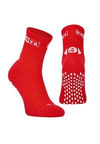 Skarpety antypoślizgowe unisex KEEZA PRO. Kolor: czerwony. Sport: piłka nożna