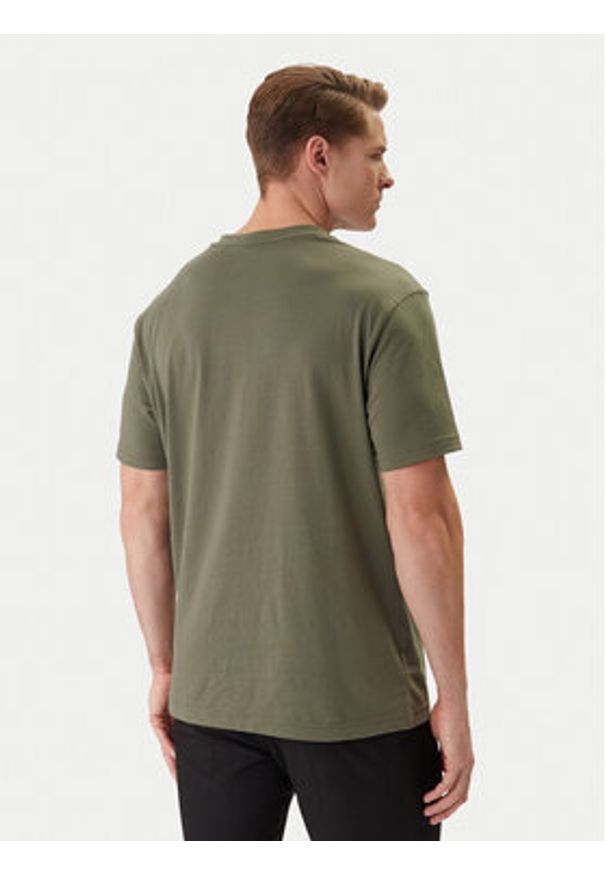 BOSS T-Shirt Ts_Join Logo 50553648 Khaki Regular Fit. Kolor: brązowy. Materiał: bawełna