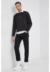 Calvin Klein Koszula bawełniana męska kolor kremowy slim z kołnierzykiem klasycznym. Typ kołnierza: kołnierzyk klasyczny. Kolor: beżowy. Materiał: bawełna. Wzór: gładki. Styl: klasyczny #3