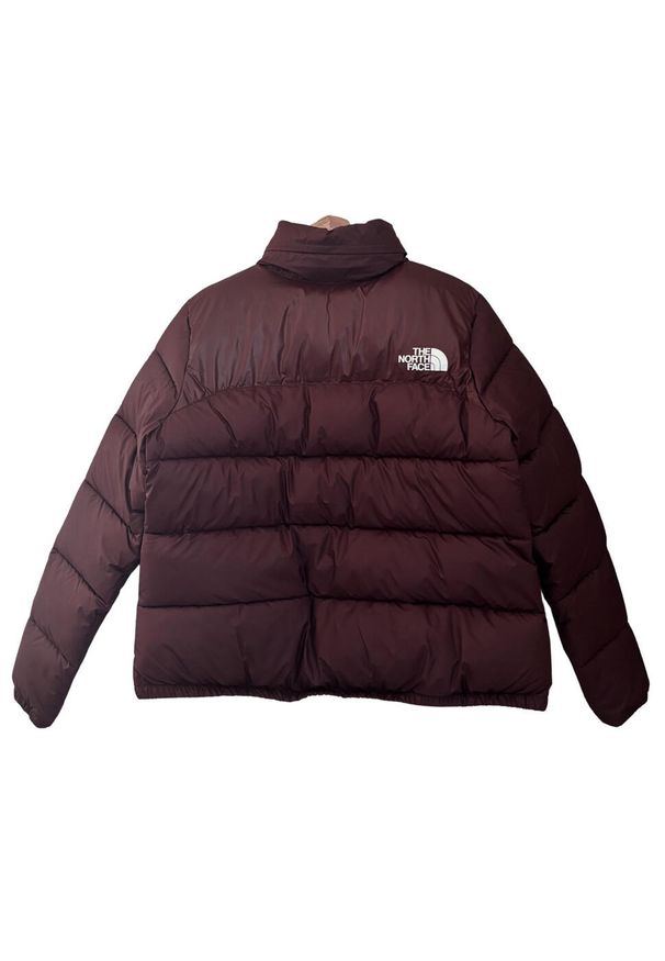 Kurtka turystyczna damska The North Face Padded Logo. Kolor: brązowy. Materiał: poliester. Sport: turystyka piesza