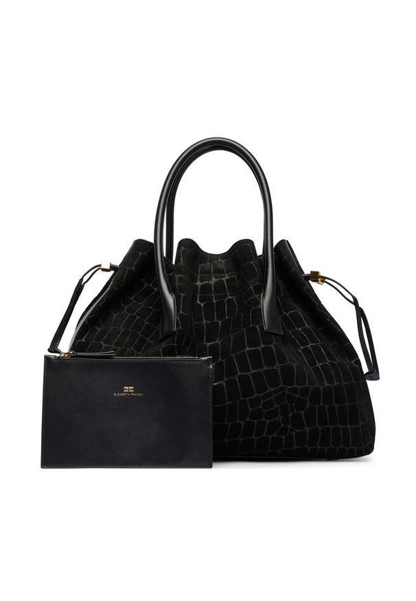 Torebka Elisabetta Franchi. Kolor: czarny