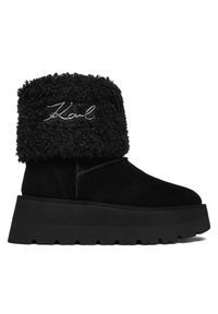 Karl Lagerfeld - Śniegowce KARL LAGERFELD. Kolor: czarny