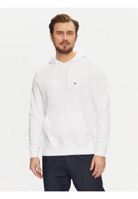 TOMMY HILFIGER - Tommy Hilfiger Bluza Essential MW0MW37235 Biały Regular Fit. Kolor: biały. Materiał: bawełna #1