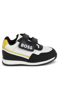 BOSS - Boss Sneakersy J50873 S Biały. Kolor: biały