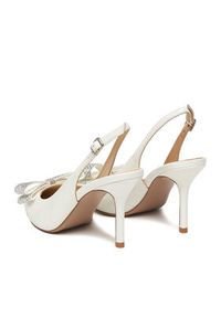 Eva Minge Szpilki ANEMONE-V1892-56-1 Biały. Kolor: biały. Materiał: skóra, syntetyk. Obcas: na szpilce #9