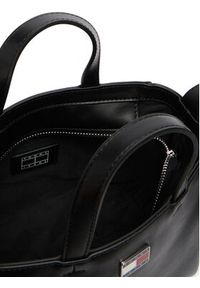 Tommy Jeans Torebka Tjw City Charm Mini Tote AW0AW18580 Czarny. Kolor: czarny. Materiał: skórzane #3