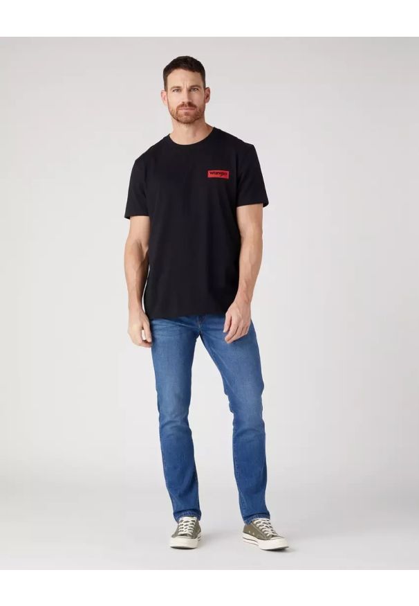 Wrangler - WRANGLER LARSTON MĘSKIE SPODNIE JEANSOWE JEANSY ARIES BLUE W18SAG42A 112329012