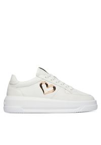 Love Moschino - LOVE MOSCHINO Sneakersy JA15485G0OIA0100 Biały. Kolor: biały. Materiał: skóra #1