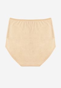 Renee - Beżowe Modelujące Majtki z Bawełny High Waist Nilionea. Stan: podwyższony. Kolor: beżowy. Materiał: bawełna