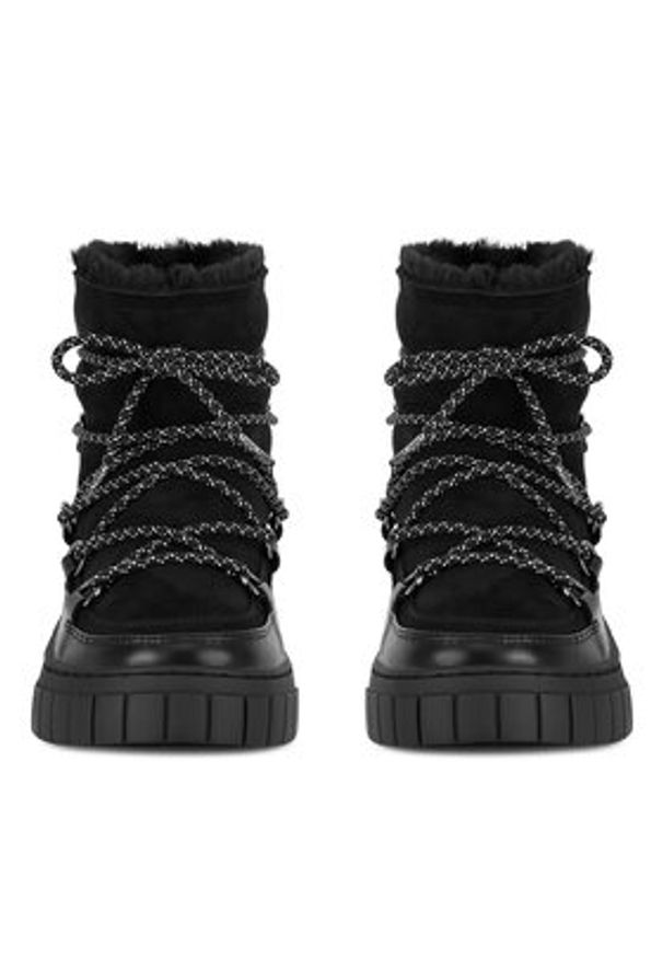 Jenny Fairy Śniegowce WS5888-11 Czarny. Kolor: czarny. Materiał: materiał