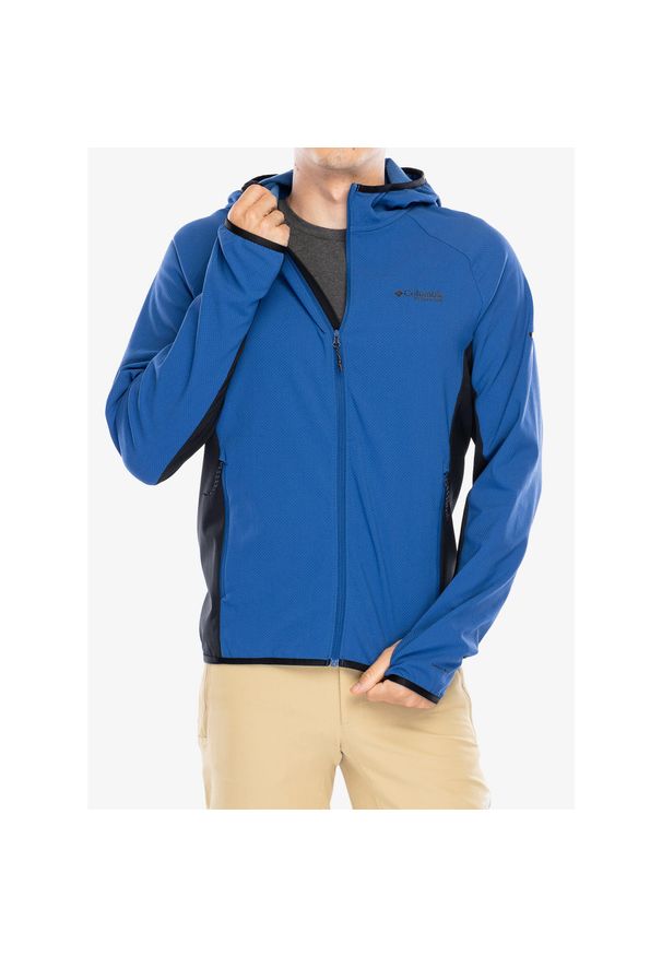 columbia - Bluza z kapturem męska Columbia Spectre Ridge Tech Fleece Hooded FZ II. Typ kołnierza: kaptur. Kolor: niebieski. Styl: sportowy. Sport: turystyka piesza