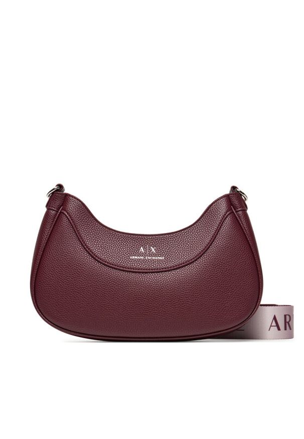 Armani Exchange Torebka 942883 CC783 UA343 Bordowy. Kolor: czerwony. Materiał: skórzane