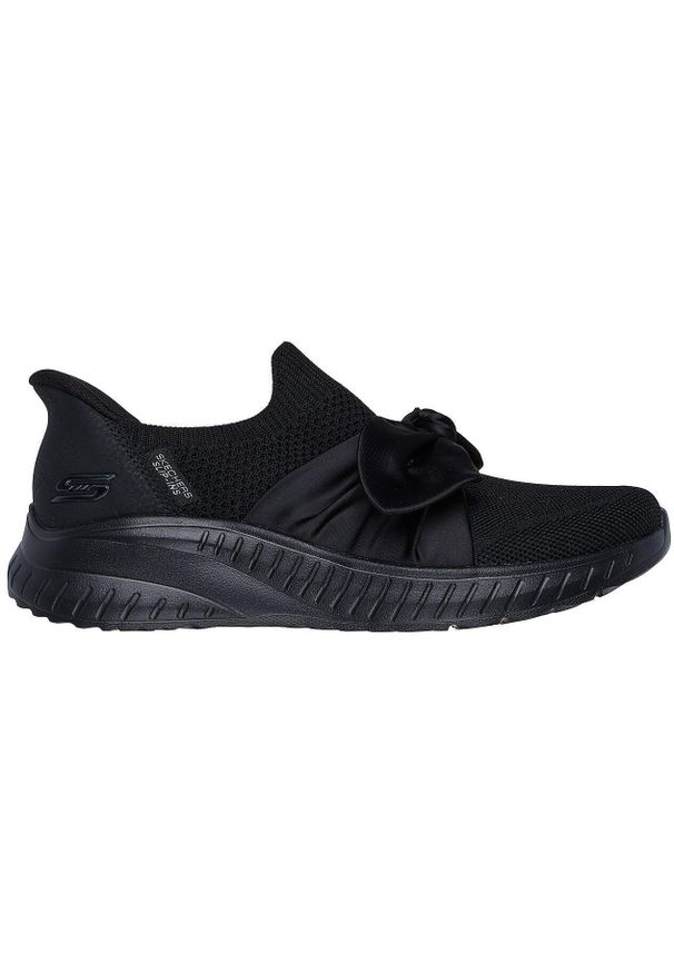 skechers - Adidasy Skechers Bobs Squad Chaos-ins, Kobiety. Kolor: czarny. Materiał: materiał