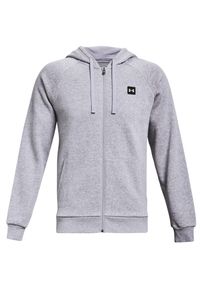 Bluza sportowa męska Under Armour Rival Fleece FZ. Kolor: szary. Materiał: poliester, bawełna #1