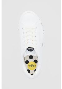 Buffalo Buty kolor biały na platformie. Nosek buta: okrągły. Zapięcie: sznurówki. Kolor: biały. Materiał: guma. Obcas: na platformie #2