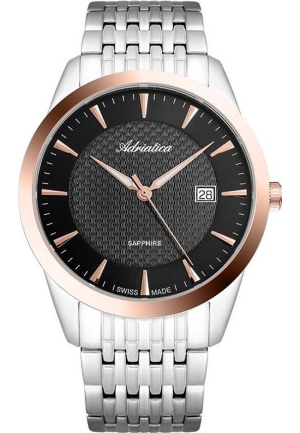 Zegarek Adriatica Zegarek męski Adriatica A1288.R114Q srebrny. Kolor: srebrny