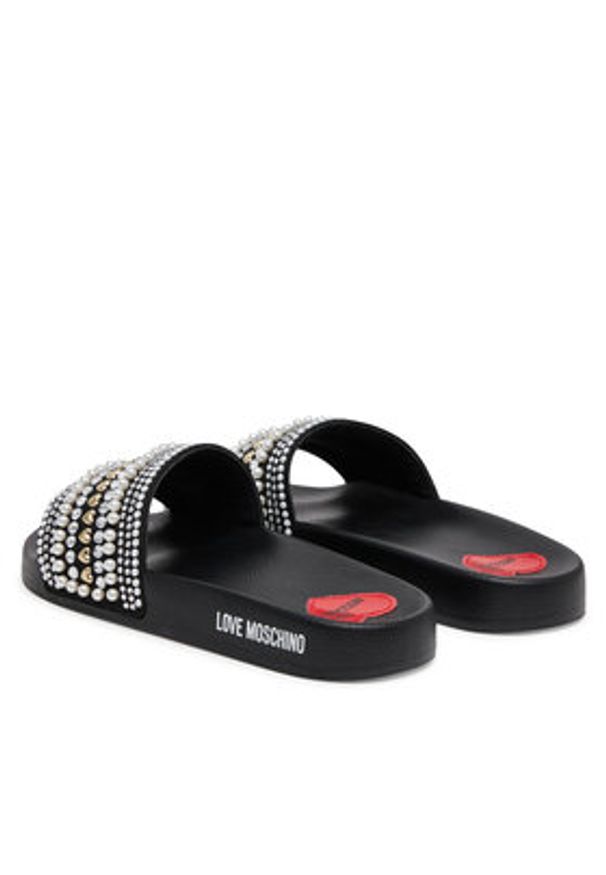 Love Moschino - LOVE MOSCHINO Klapki JA28352G0MJAA000 Czarny. Kolor: czarny