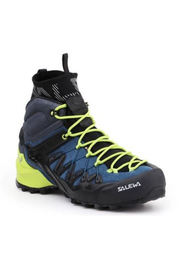 Buty trekkingowe Salewa Ms Wildfire Edge Mid Gtx M 61350-8971 niebieskie. Kolor: niebieski