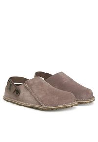 Birkenstock Klapki Lutry Premium 1028043 Różowy. Kolor: różowy. Materiał: skóra, zamsz