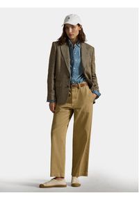 Polo Ralph Lauren Spodnie materiałowe 211967729002 Beżowy Straight Fit. Kolor: beżowy. Materiał: bawełna #2