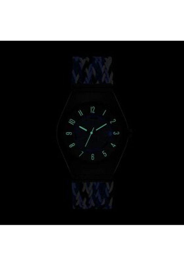 Skagen Zegarek SKW6871 Granatowy. Kolor: niebieski