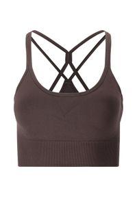 Biustonosz dla kobiet Athlecia Foan V3. Kolor: czarny, brązowy, beżowy, wielokolorowy. Sport: fitness #1