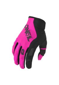 O'NEAL - Rękawiczki rowerowe damskie O'neal Element róźowe. Kolor: różowy, wielokolorowy, czarny