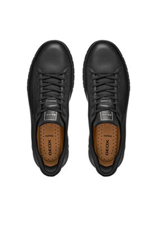 Geox Sneakersy U Flextride Plus U65MAA 0009B C9999 Czarny. Kolor: czarny. Materiał: skóra