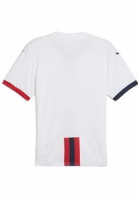 Puma - Męska koszulka wyjazdowa SK Rapid Wiedeń 24/25 PUMA White Red Navy Blue. Kolor: biały, niebieski, czerwony, wielokolorowy