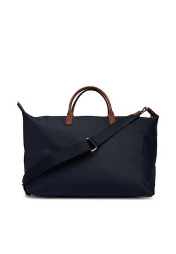 TOMMY HILFIGER - Tommy Hilfiger Torebka Popette Weekender Corp AW0AW18529 Niebieski. Kolor: niebieski