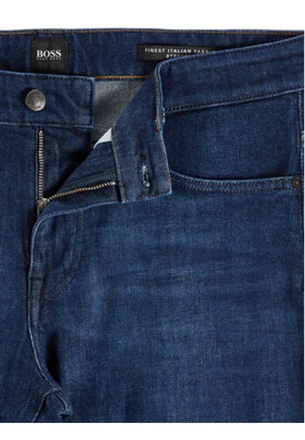 BOSS - Boss Jeansy Delaware 3-1+ 50449650 Granatowy Slim Fit. Kolor: niebieski