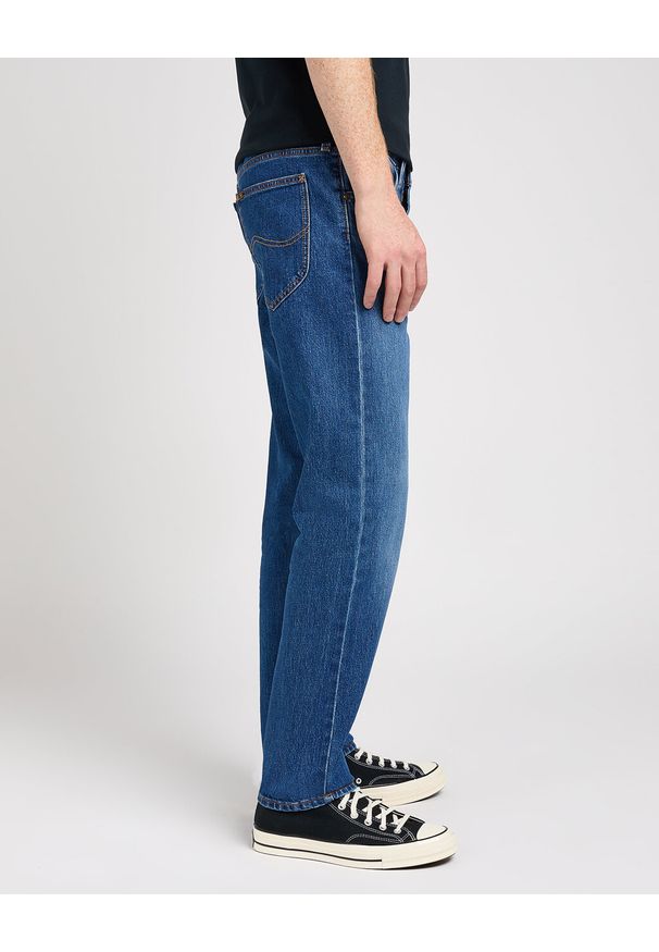 Lee - LEE DAREN ZIP FLY MĘSKIE SPODNIE JEANSOWE JEANSY DŻINSY DARK SKYE 112350159 L707016189