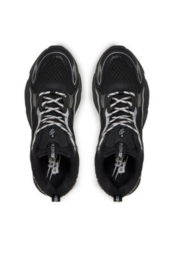 Plein Sport Sneakersy Track-King Mag FAES USC0843 STE003N Czarny. Kolor: czarny. Materiał: mesh, materiał