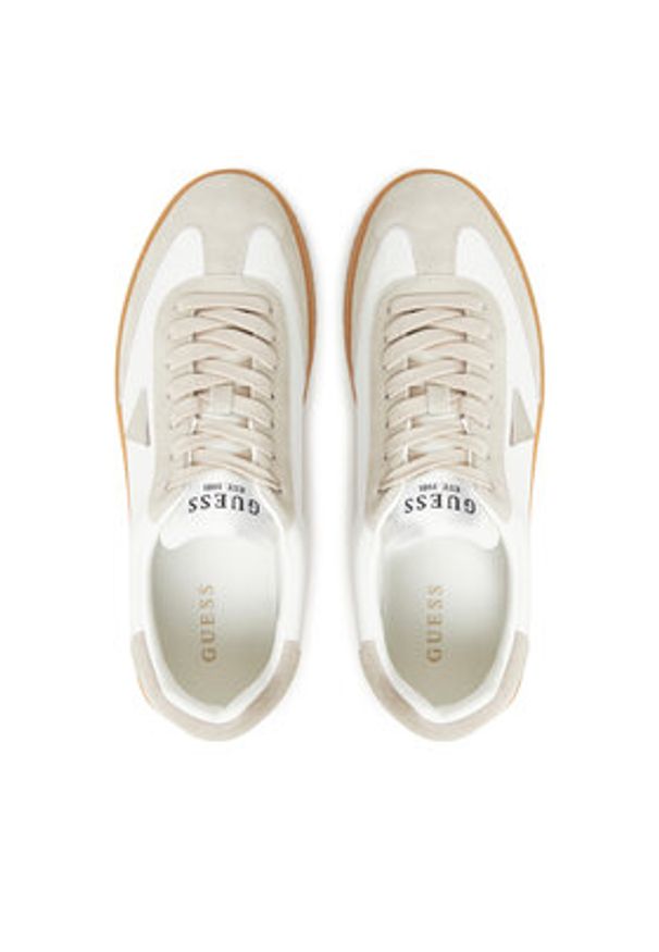 Guess Sneakersy FMTWIM LEA12 Biały. Kolor: biały. Materiał: skóra