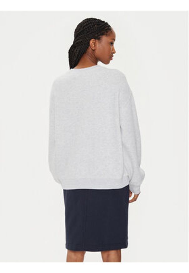 GANT - Gant Bluza Logo 4200840 Szary Relaxed Fit. Kolor: szary. Materiał: bawełna